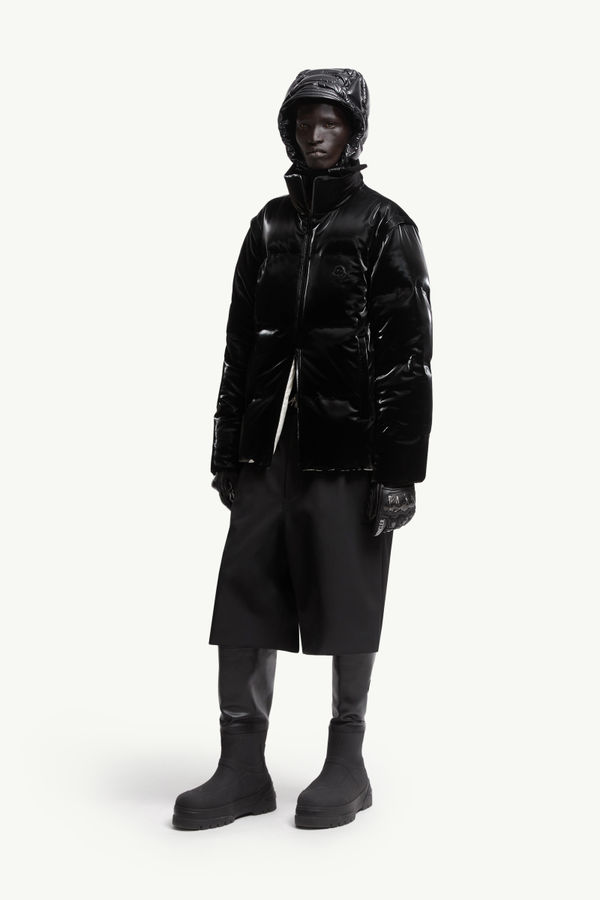 Moncler x A$AP Rocky ๋ก๊ณ ํ๋ฆฐํธ ์ผ์ธ ๋จ์ฑ ๋ธ๋ Moncler 0
